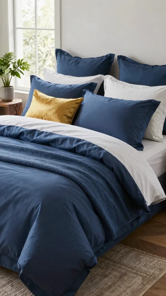 10 26x26 Pillow Styling Ideas for Euro Shams and Oversized Bed Layers - 6. Curated Color Collections 1