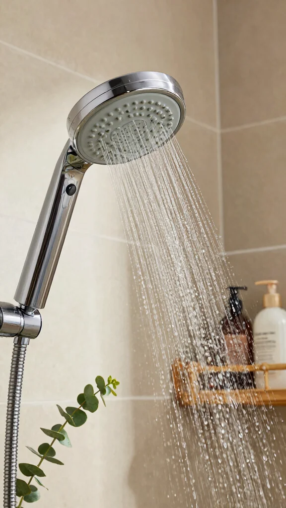 10 Eucalyptus Shower Head and Caddy Ideas for a Spa-Like Morning Routine - 1. Eucalyptus-Infused Shower Head 1