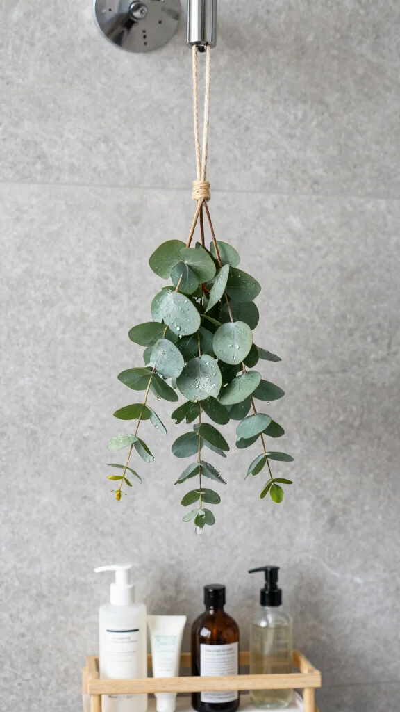 10 Eucalyptus Shower Head and Caddy Ideas for a Spa-Like Morning Routine - 3. DIY Eucalyptus Shower Bundle 1