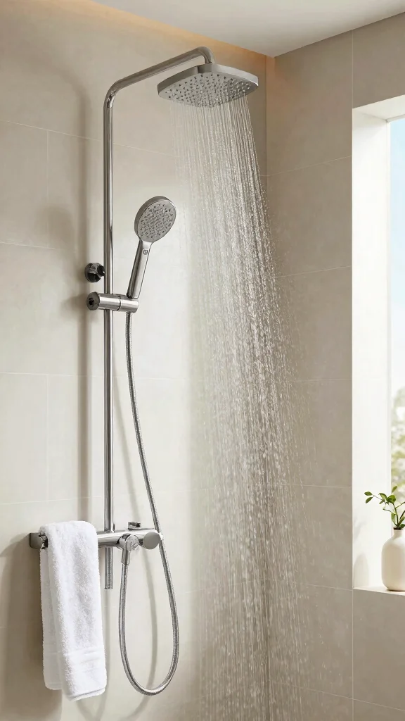 10 Rain Shower Head Ideas for 10-Foot Ceilings - 6. Rain Shower Heads with Body Jets 1