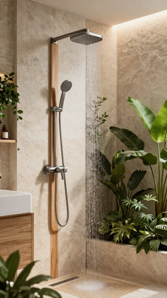 10 Rain Shower Head Ideas for 10-Foot Ceilings - 7. Eco-Friendly Rain Shower Heads 1