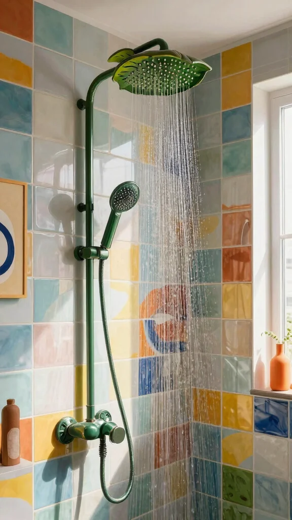 10 Rain Shower Head Ideas for 10-Foot Ceilings - 8. Artistic Rain Shower Heads 1