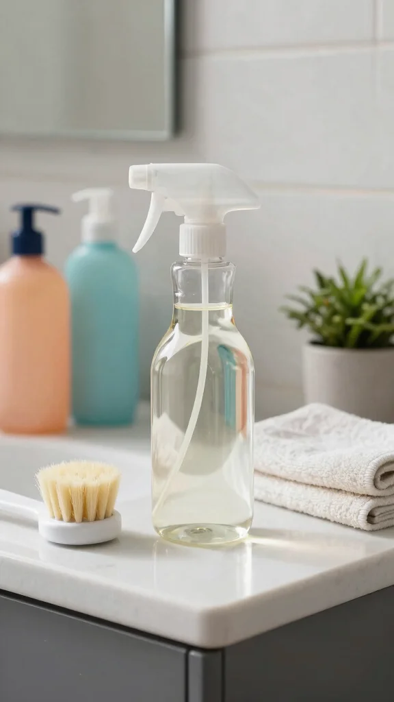 10 Ways to Unclog a Shower Head Using White Vinegar - 2. Vinegar Spray 1