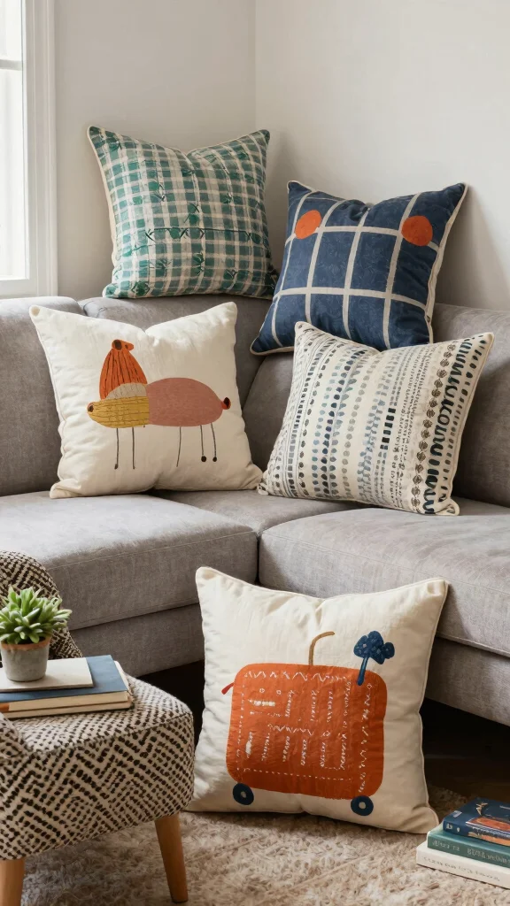 11 16x16 Pillow Styling Ideas for a Compact Versatile Home Accent - 11. Custom Pillow Covers for Unique Touch 1