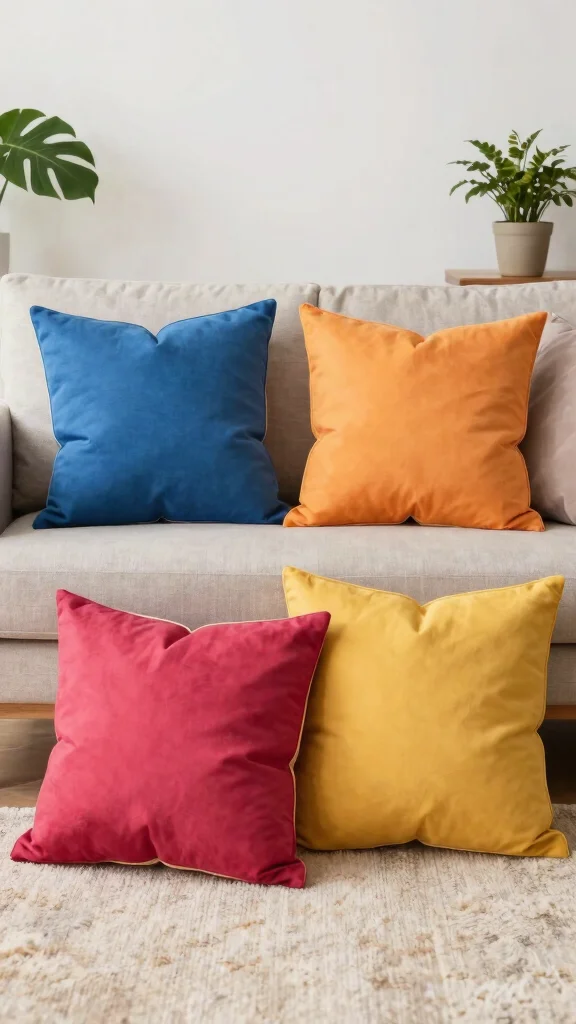 11 16x16 Pillow Styling Ideas for a Compact Versatile Home Accent - 6. Mixed Sizes for Dimension 1