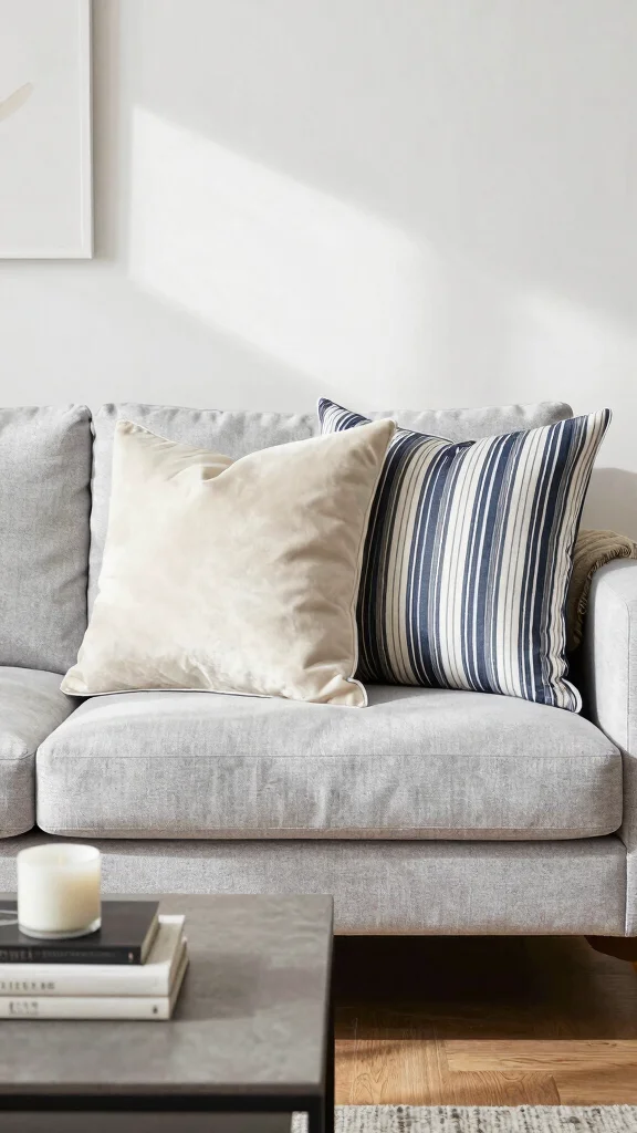 11 18x18 Couch Pillow Styling Ideas for a Classic Well-Proportioned Look - 1. The Classic Trio 1