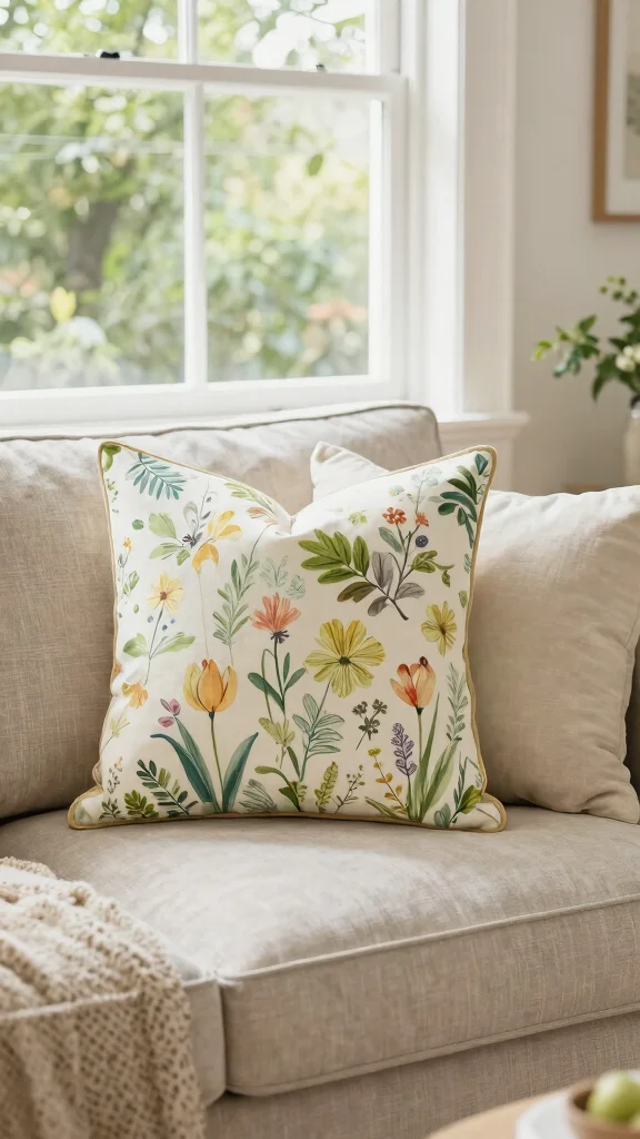 11 5-Pillow Couch Arrangement Ideas for a Lush, Inviting Sofa - 8. The Seasonal Shift 1