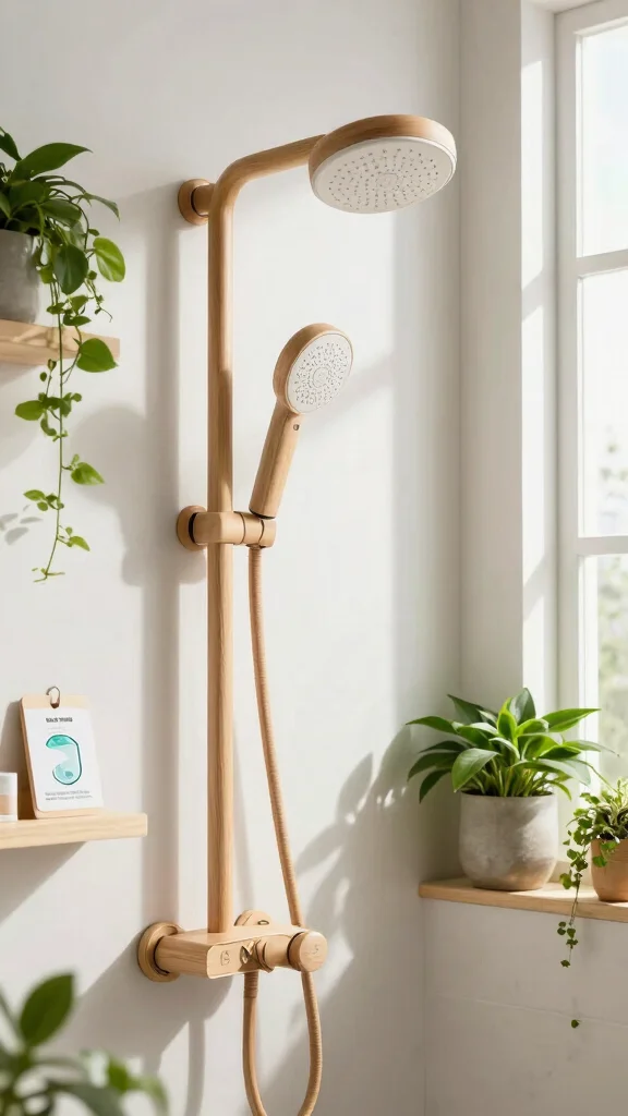 11 Adjustable Shower Head Ideas for Kids That Grow With Them - 3. Eco-Friendly Shower Heads 1