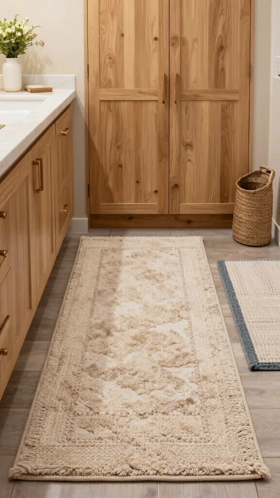 11 Bathroom Rug Ideas for Oak Cabinets That Complement the Wood Tones - Conclusion 1