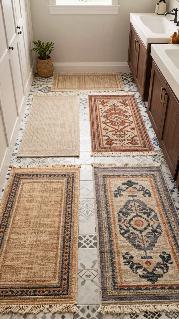 11 Bathroom Rug Ideas for Patterned Tile That Don't Clash - Conclusion 1
