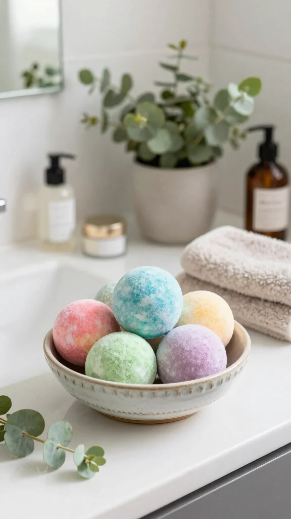 11 Eucalyptus Shower Head Ideas for an Aromatherapy-Inspired Daily Shower - 11. Eucalyptus Bath Bombs for a Luxurious Shower Experience 1