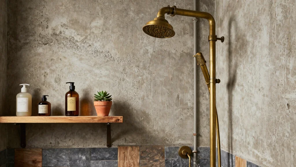 11 Exposed Plumbing Shower Head Ideas for an Industrial Vintage Look