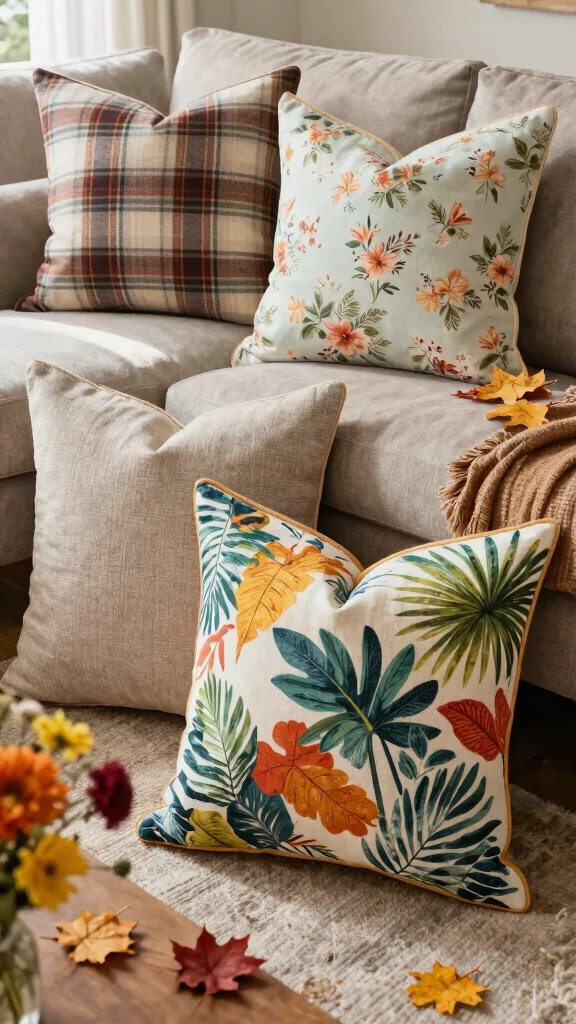 11 Memorial Pillow Ideas Made From Loved Ones' Shirts - 8. Seasonal Tribute Pillows 1