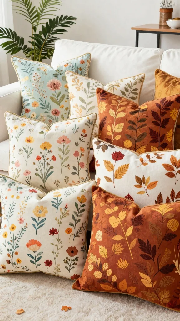 11 Pillow Ideas Made From Men's Shirts for a Meaningful Memory Gift - 5. Seasonal Theme Pillows 1