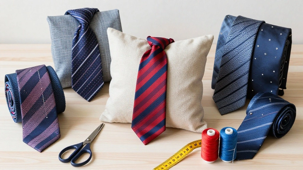 11 Pillow Ideas Made From Men's Ties for a Unique Heirloom Keepsake