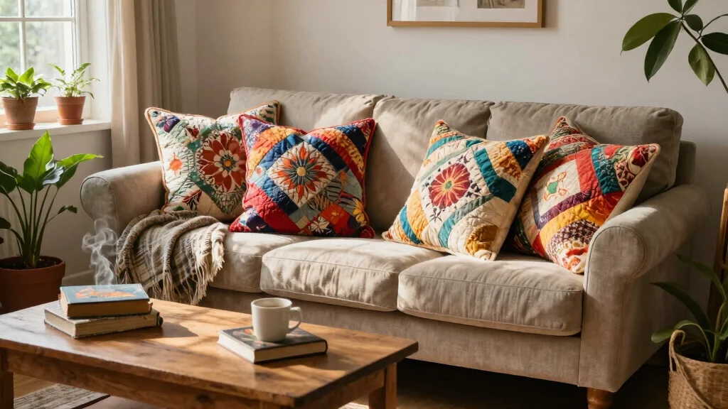 11 Pillow Ideas Made From Old Quilts for a Beautiful Upcycled Home Accent