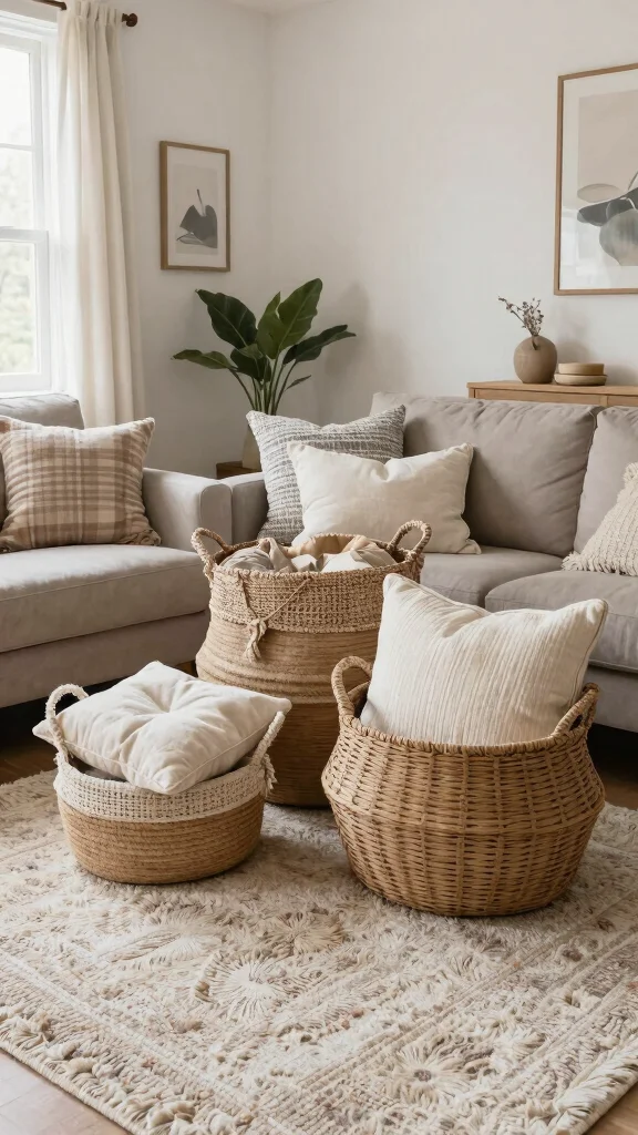 11 Pillow in Basket Storage Ideas for a Cozy Accessible Living Room - Conclusion 1