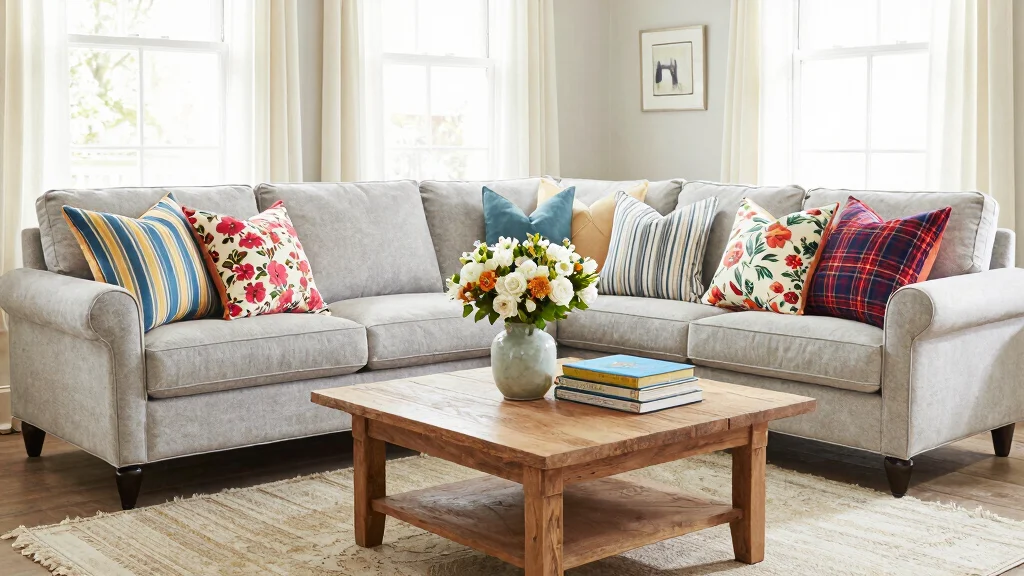 11 Preppy Pillow Ideas for a Classic Colorful Put-Together Living Room