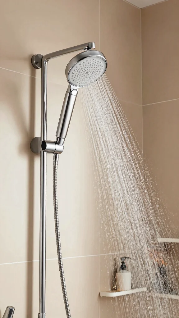 11 Shower Head Ideas for Small Stalls That Maximize Space and Pressure - 2. Handheld Shower Heads for Flexibility 1