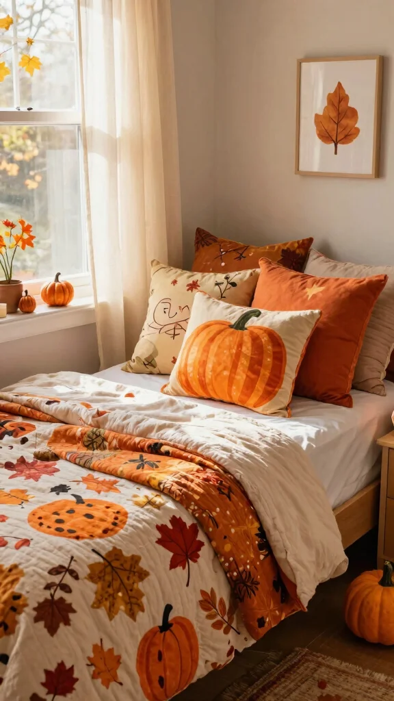 11 Twin XL Pillow Ideas for Dorm Rooms and Single Beds - 10. Seasonal Pillows 1