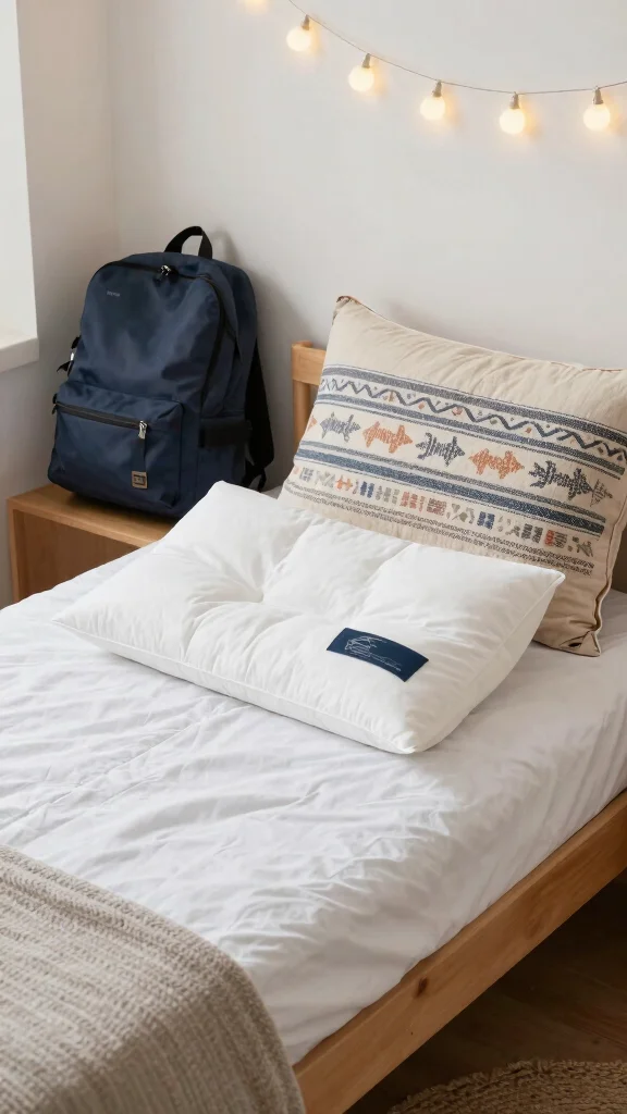 11 Twin XL Pillow Ideas for Dorm Rooms and Single Beds - 9. Travel-Friendly Pillows 1