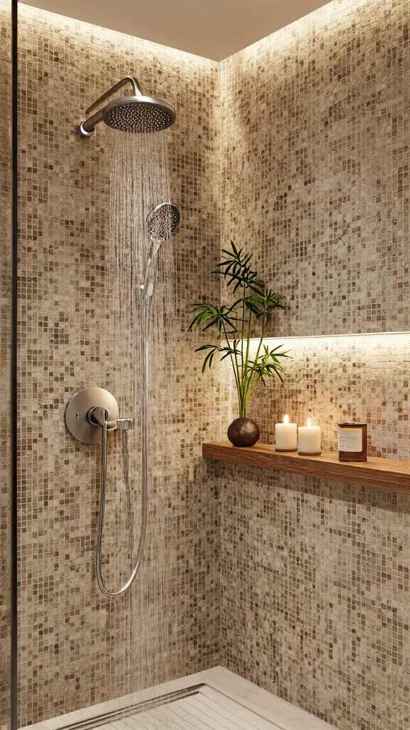 11 Two Shower Heads on the Same Wall Ideas for a Balanced Shower - 1. The Spa Experience at Home 1