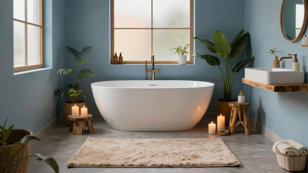 11 Zen Bathroom Rug Ideas for a Calm Spa-Like Floor Textile