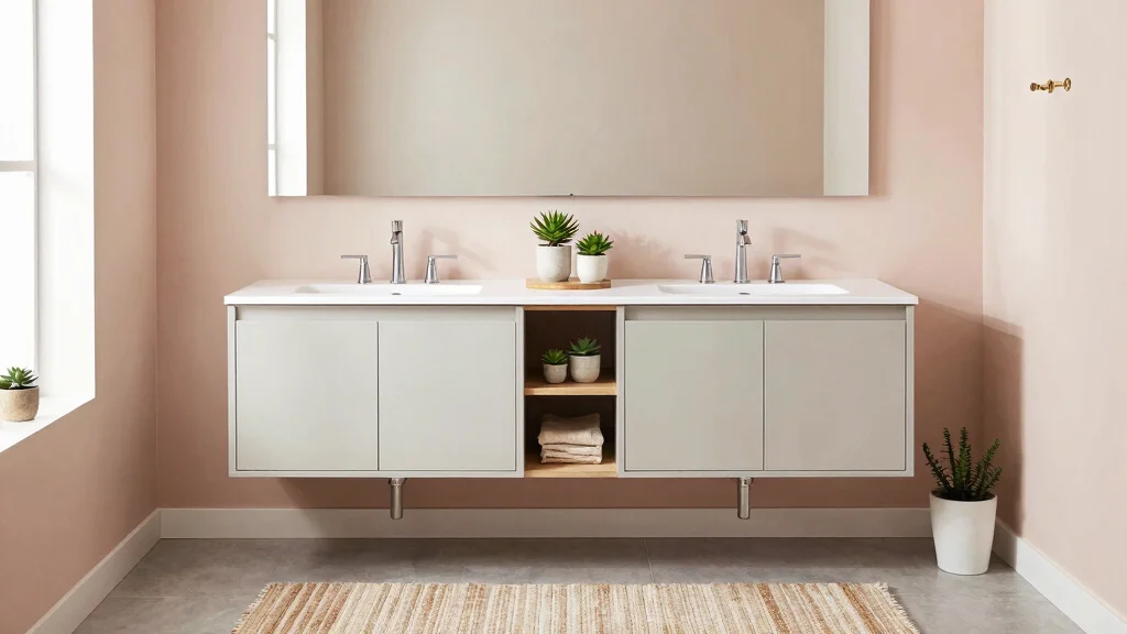 12 Double Vanity Bathroom Rug Ideas for a Balanced Cohesive Floor
