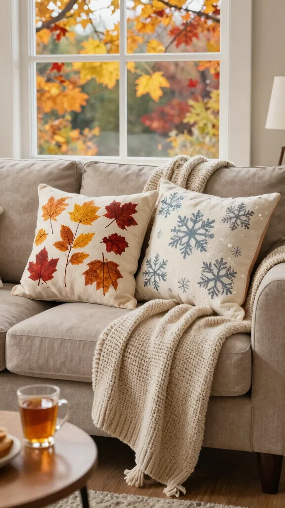 12 Handmade Pillow Ideas for One-of-a-Kind Personal Home Decor - 10. Seasonal Themed Pillows 1