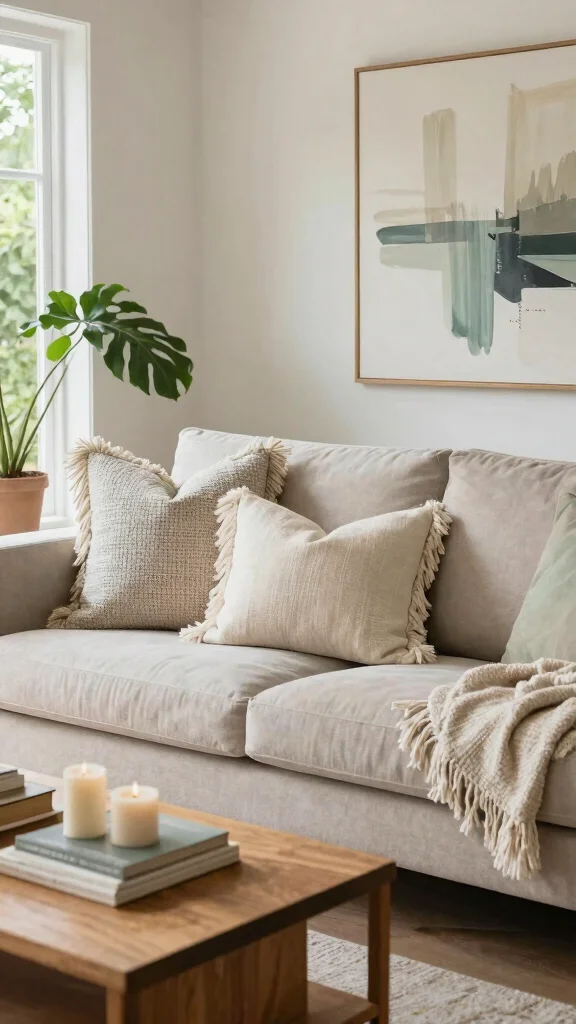 12 Handmade Pillow Ideas for One-of-a-Kind Personal Home Decor - 6. Textured Fringe Pillows 1