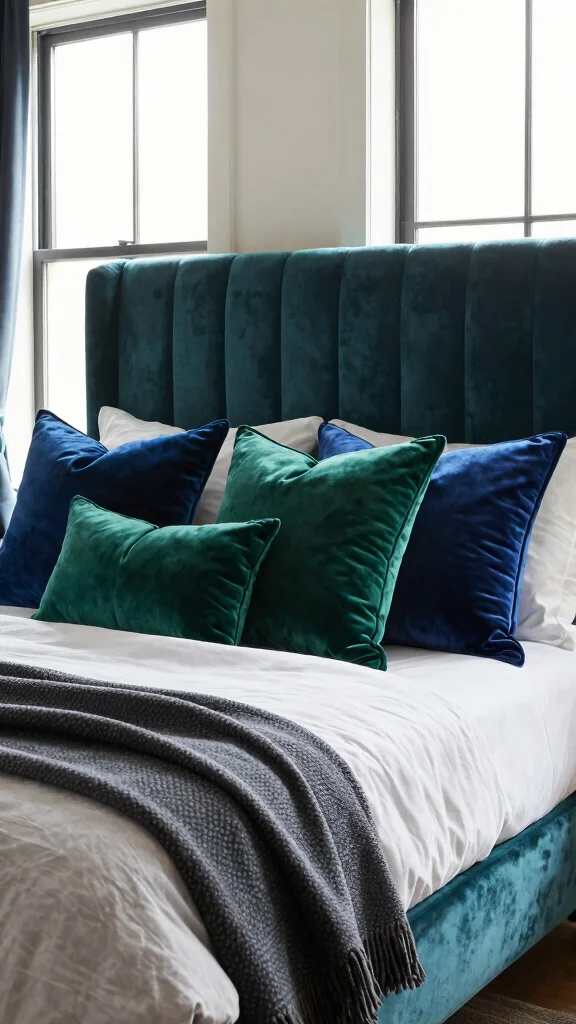 12 Handmade Pillow Ideas for One-of-a-Kind Personal Home Decor - 9. Soft Velvet Pillows 1