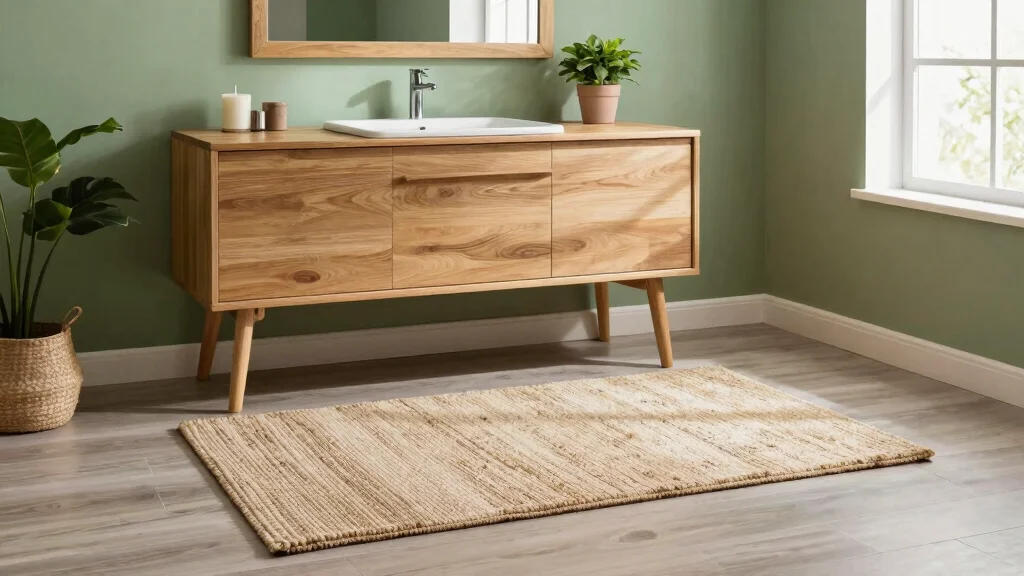 12 In-Front-of-Vanity Bathroom Rug Ideas for the Perfect Placement