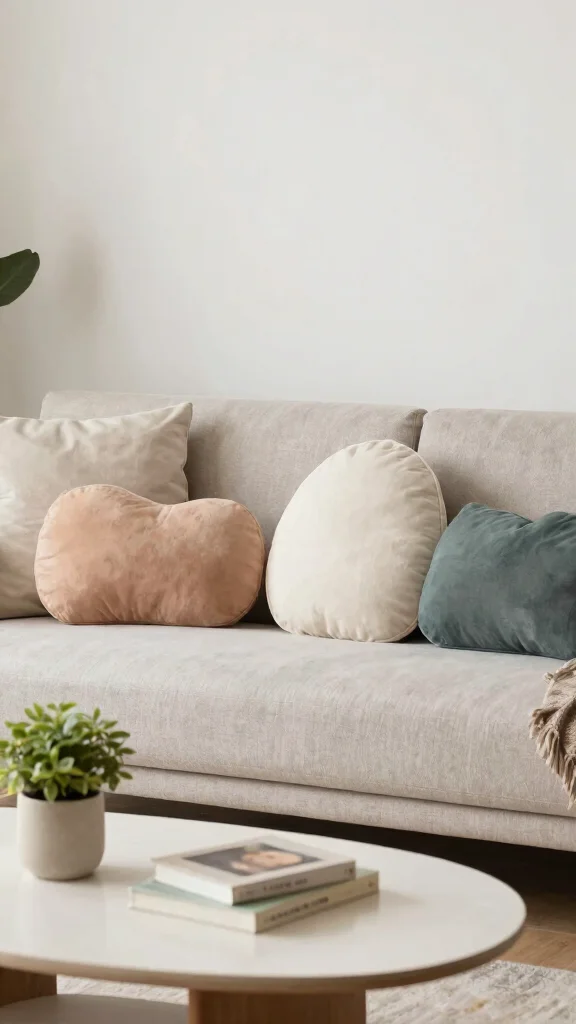 12 Japandi Pillow Ideas for a Calm Minimal Beautifully Layered Home - 3. Organic Shapes and Forms 1