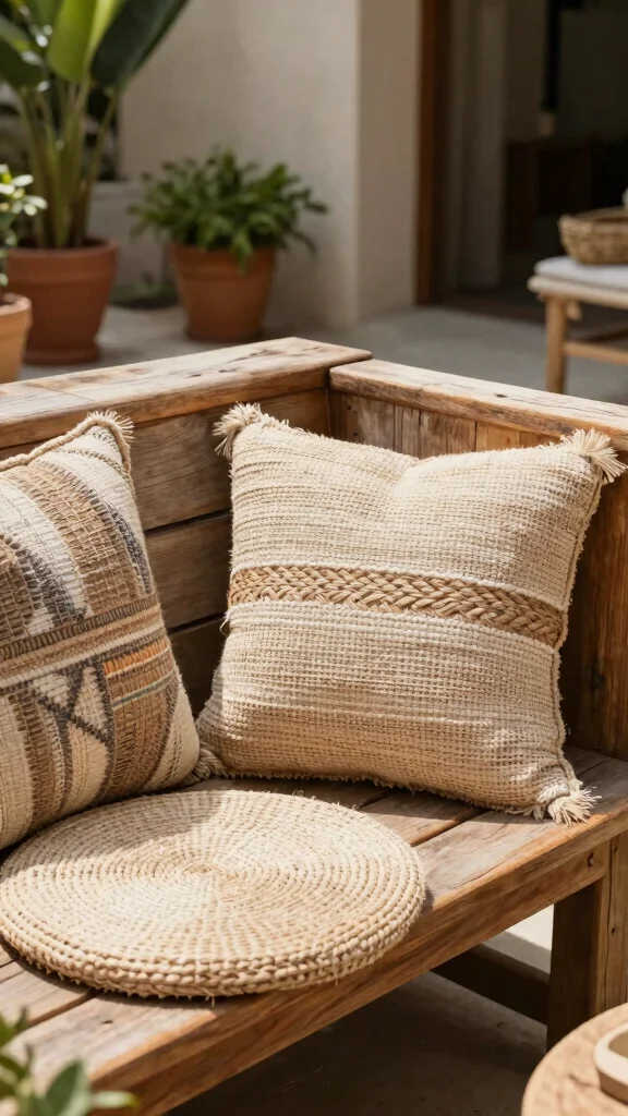 12 Japandi Pillow Ideas for a Calm Minimal Beautifully Layered Home - 4. Handwoven Textiles 1