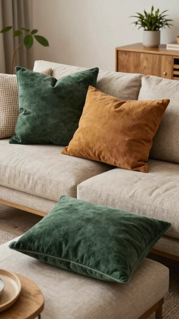 12 Japandi Pillow Ideas for a Calm Minimal Beautifully Layered Home - 8. Earthy Tones Inspiration 1