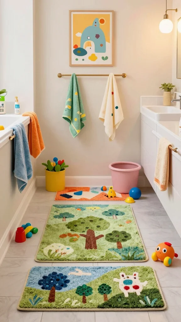 12 Kids' Bathroom Rug Ideas for a Fun Colorful Easy-to-Clean Floor - Conclusion 1