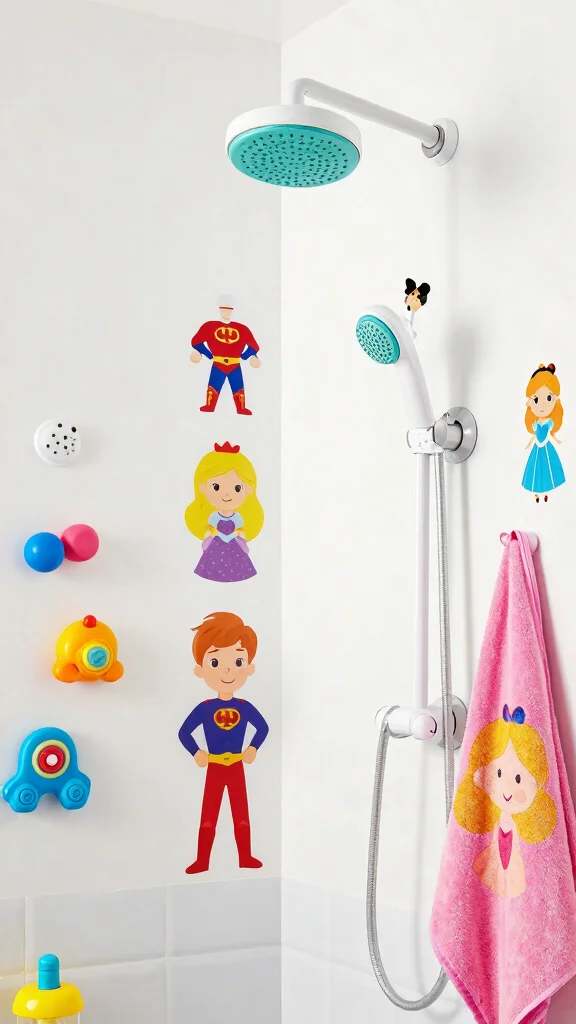 12 Kids' Shower Head Ideas From Fun Colors to Height-Adjustable Mounts - 10. Customizable Shower Heads for Unique Styles 1