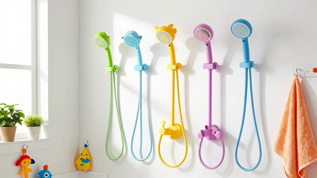 12 Kids' Shower Head Ideas From Fun Colors to Height-Adjustable Mounts