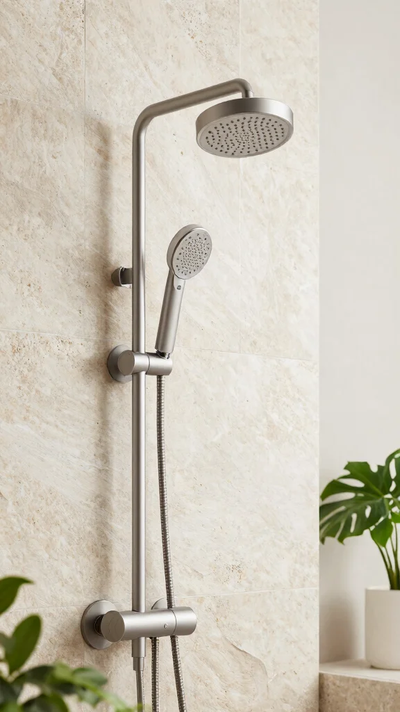 12 Master Bathroom Shower Head Ideas for a Luxurious Personal Sanctuary - 10. Eco-Friendly Shower Heads for Sustainable Living 1