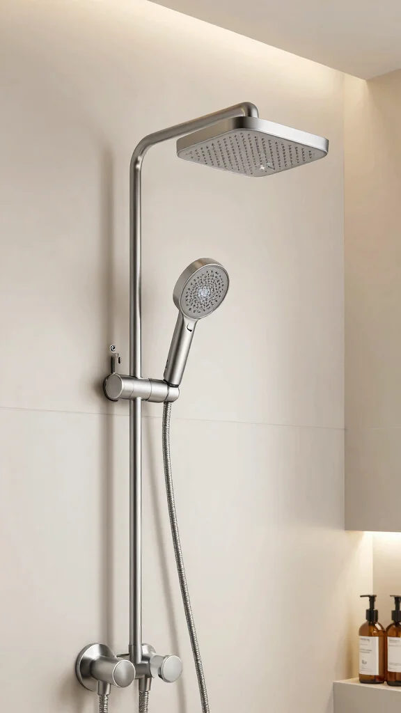 12 Master Bathroom Shower Head Ideas for a Luxurious Personal Sanctuary - 2. Multi-Function Shower Heads for Ultimate Flexibility 1