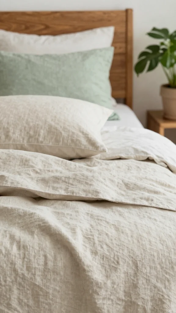 12 Pillow Case Ideas for Bedrooms: From Linen to Silk and Beyond - 1. Eco-Friendly Linen Pillow Cases 1