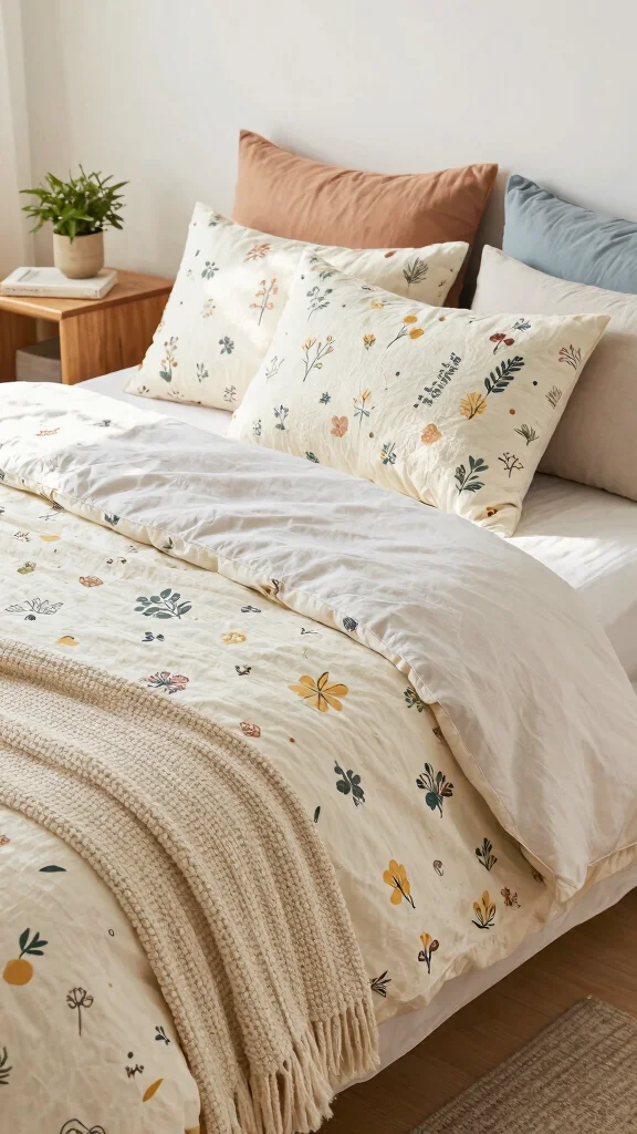 12 Pillow Case Ideas for Bedrooms: From Linen to Silk and Beyond - 3. Organic Cotton Pillow Cases 1