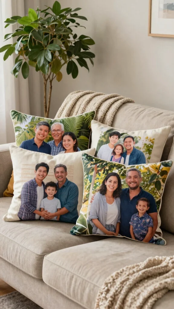 12 Pillow Cover Design Ideas for Custom Personalized Home Accents - 11. Personalized Photos 1