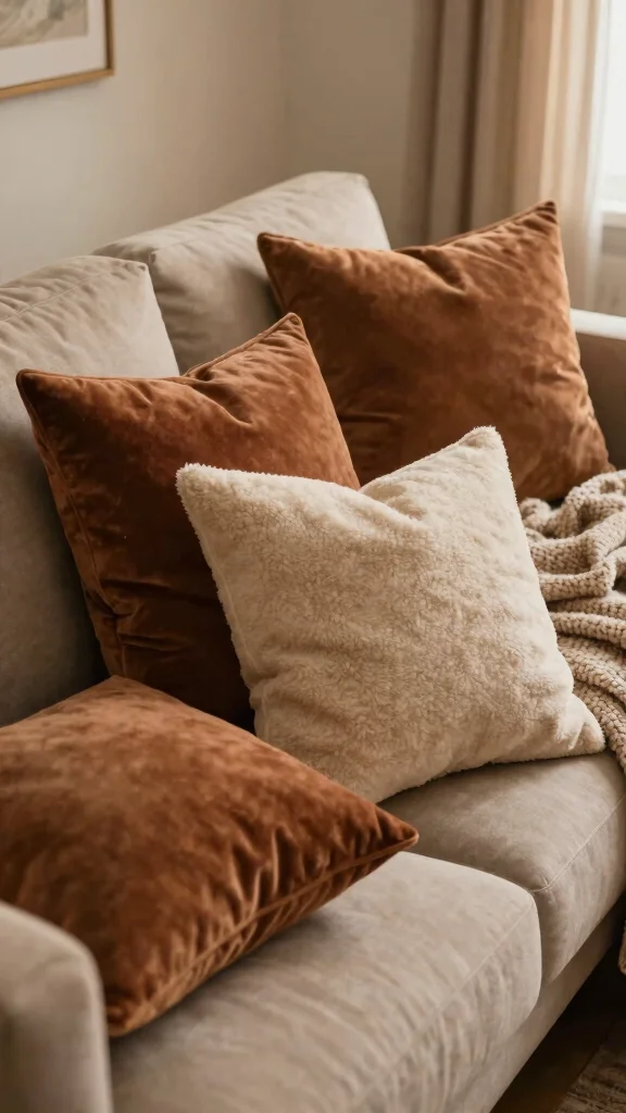 12 Pillow Cover Design Ideas for Custom Personalized Home Accents - 12. Soft and Cozy Fabrics 1