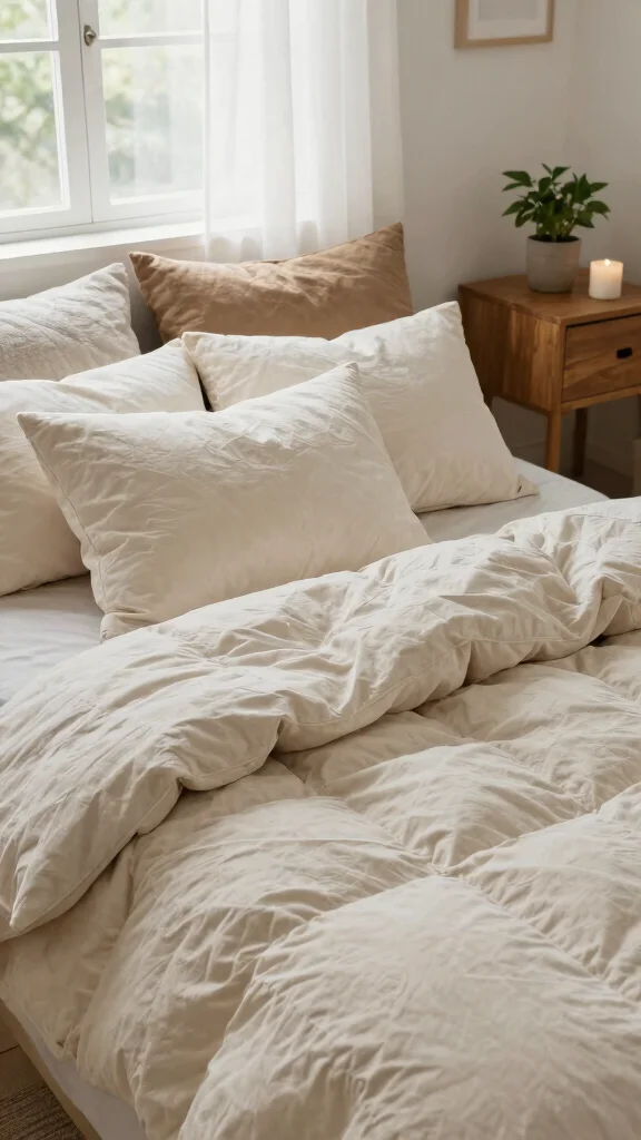 12 Pillow Sewing Ideas for Handmade Covers, Inserts, and Shapes - 11. Eco-Friendly Feathers and Natural Stuffing 1
