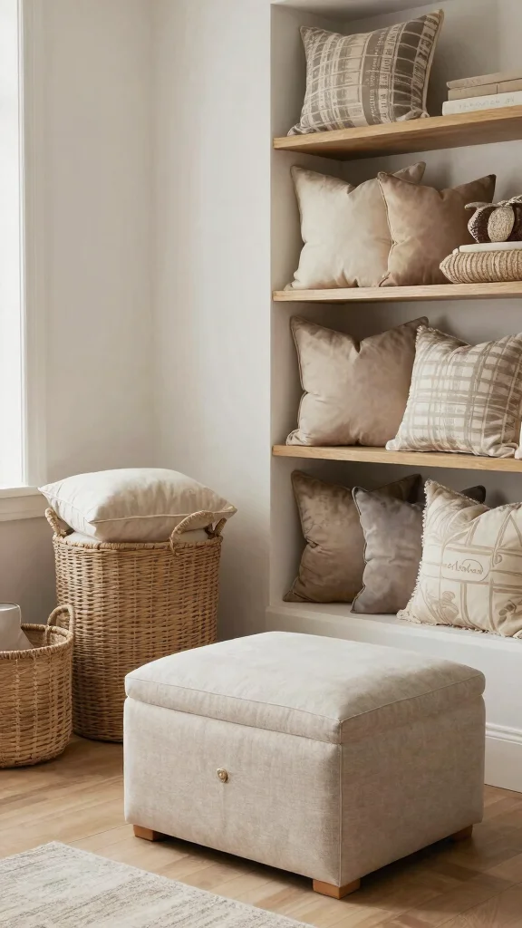 12 Pillow Storage Ideas to Stash Extra Cushions Without Clutter - Conclusion 1