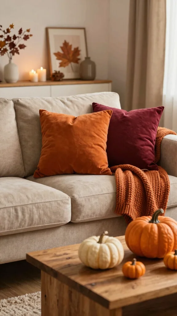 12 Set of 2 Pillow Ideas for Paired Coordinated Couch or Bed Styling - 9. Seasonal Switch 1