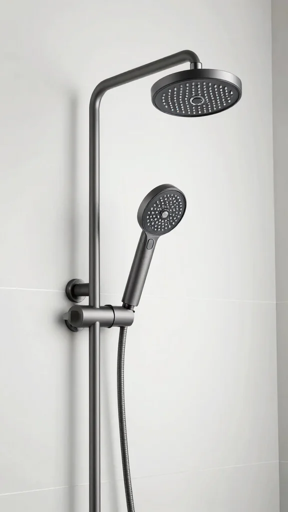 12 Shower Head Holder Ideas for Wall Mounts Bars and Adjustable Arms - 2. Adjustable Shower Head Mounts 1