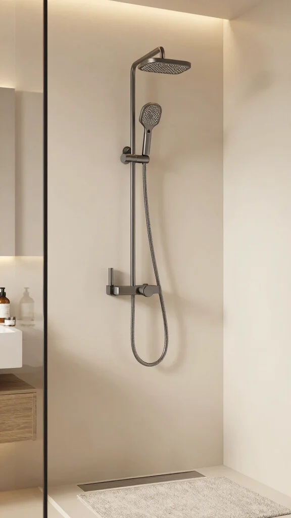 12 Shower Head Installation Ideas and Tips for a DIY Bathroom Upgrade - 9. Stylish Shower Hose Upgrades 1