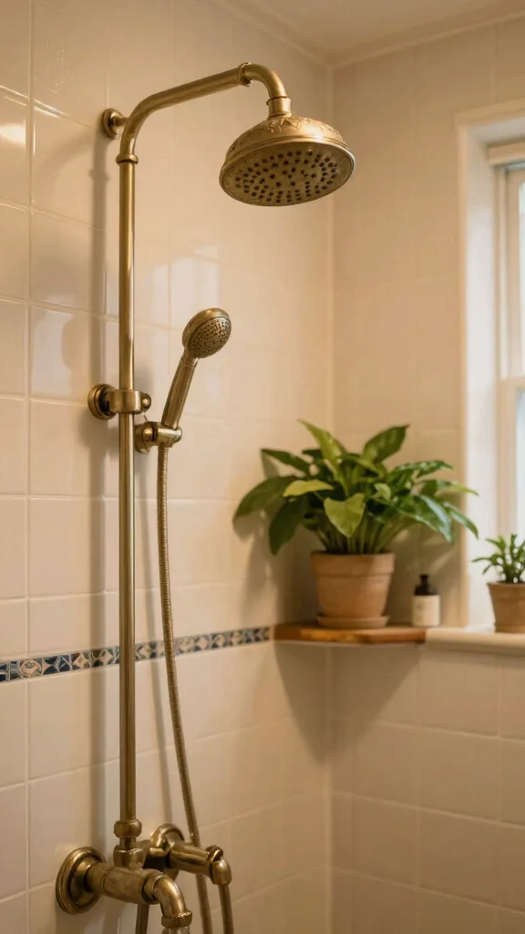 12 Shower Head Upgrade Ideas That Transform Your Daily Shower - 9. Vintage-Inspired Shower Heads for Timeless Charm 1